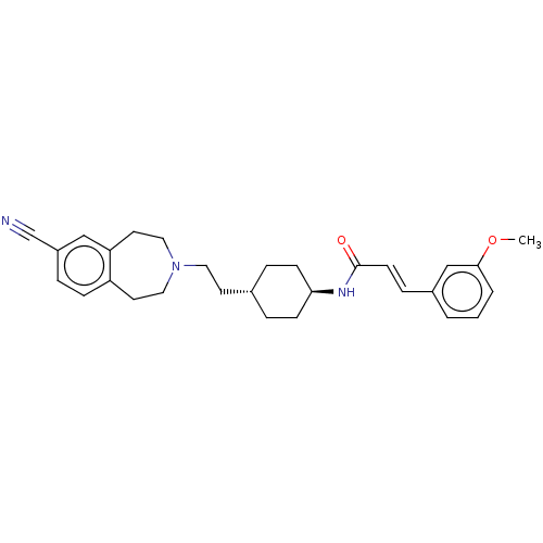 Chemical structure of BindingDB Monomer ID 50218409