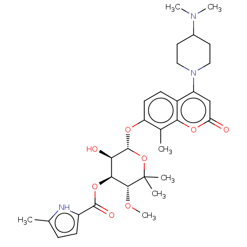 Chemical structure of BindingDB Monomer ID 50218630