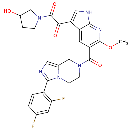 Chemical structure of BindingDB Monomer ID 50218821