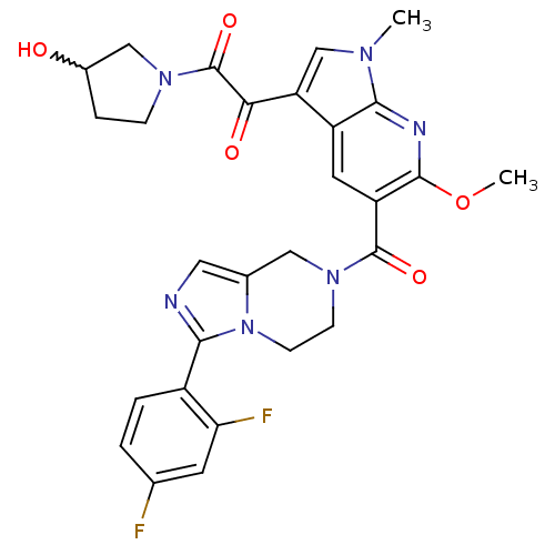 Chemical structure of BindingDB Monomer ID 50218829