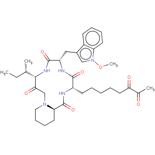 Chemical structure of BindingDB Monomer ID 50218875