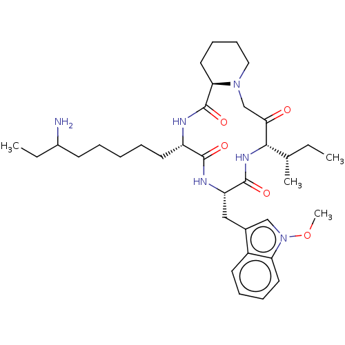 Chemical structure of BindingDB Monomer ID 50218881