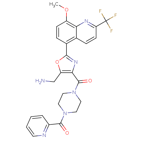 Chemical structure of BindingDB Monomer ID 50219281