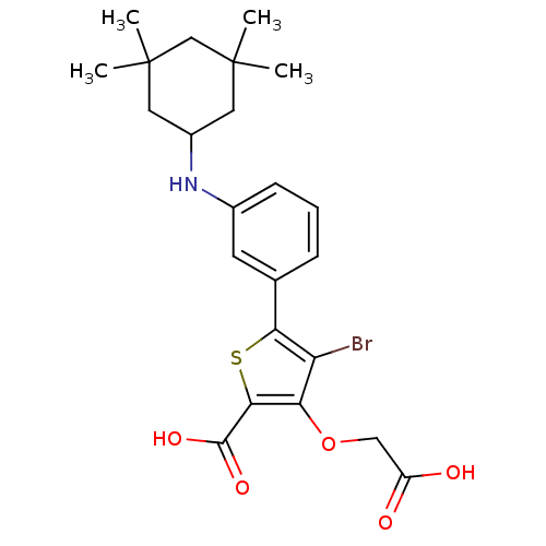 Chemical structure of BindingDB Monomer ID 50219573
