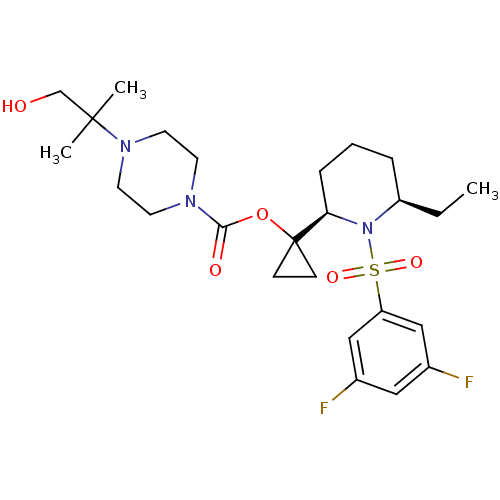 Chemical structure of BindingDB Monomer ID 50220282