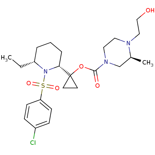 Chemical structure of BindingDB Monomer ID 50220292