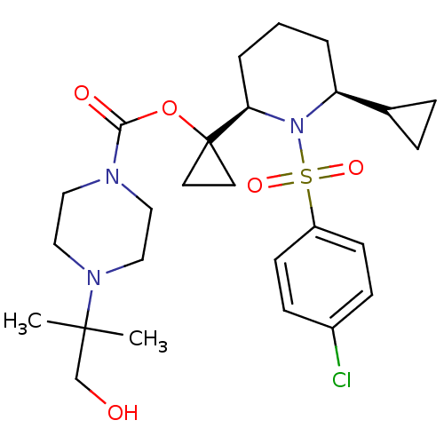 Chemical structure of BindingDB Monomer ID 50220296