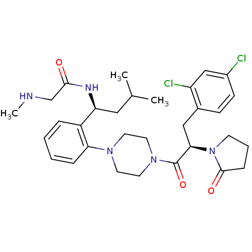 Chemical structure of BindingDB Monomer ID 50221130