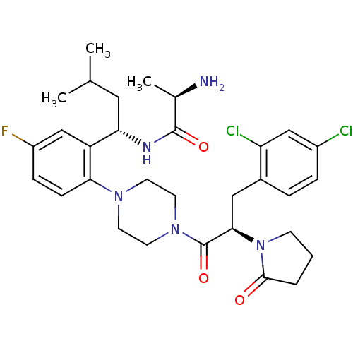 Chemical structure of BindingDB Monomer ID 50221135