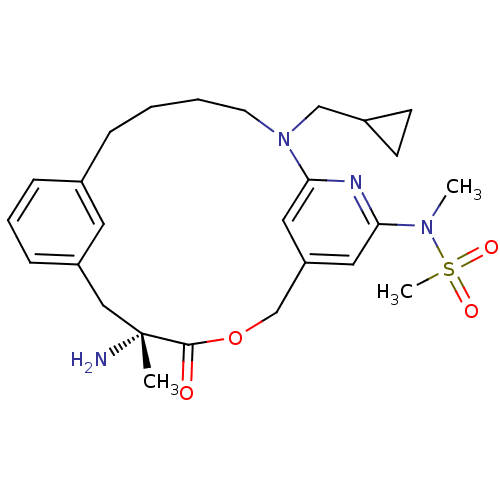 Chemical structure of BindingDB Monomer ID 50221543