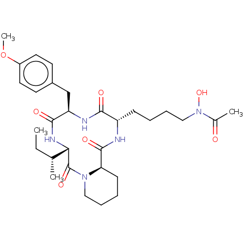 Chemical structure of BindingDB Monomer ID 50221742