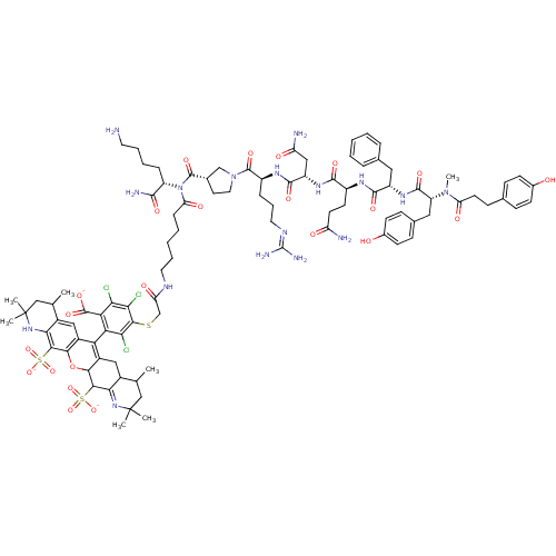 Chemical structure of BindingDB Monomer ID 50221815