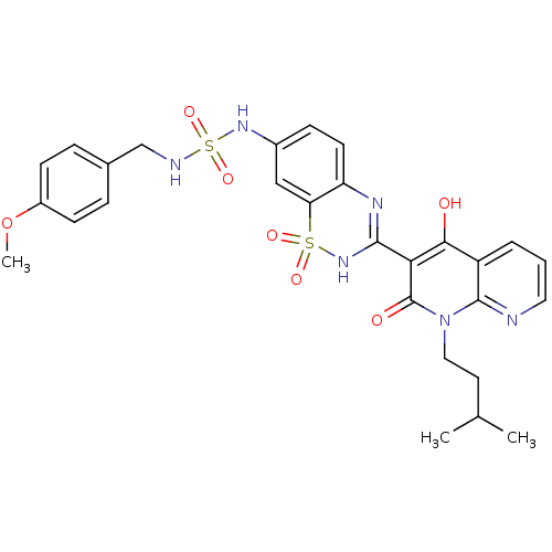 Chemical structure of BindingDB Monomer ID 50222317