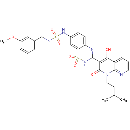 Chemical structure of BindingDB Monomer ID 50222337