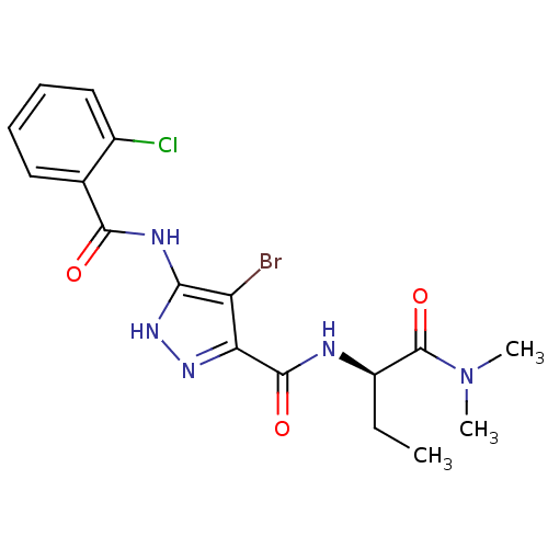 Chemical structure of BindingDB Monomer ID 50222652