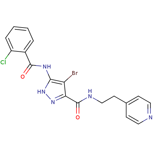 Chemical structure of BindingDB Monomer ID 50222669
