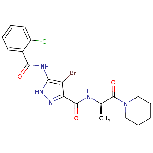 Chemical structure of BindingDB Monomer ID 50222681