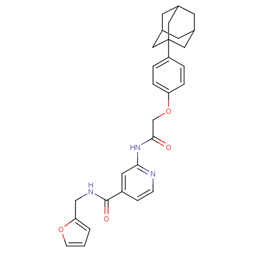 Chemical structure of BindingDB Monomer ID 50222819