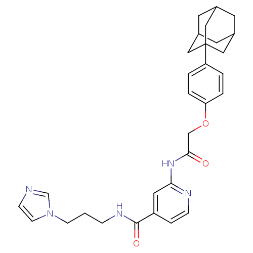 Chemical structure of BindingDB Monomer ID 50222820
