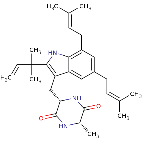 Chemical structure of BindingDB Monomer ID 50223401