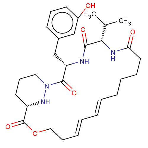 Chemical structure of BindingDB Monomer ID 50230293