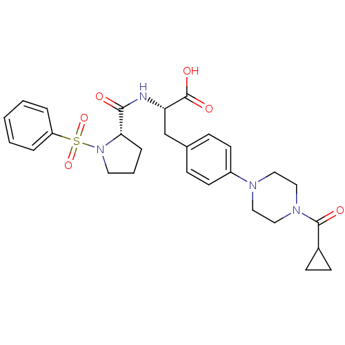Chemical structure of BindingDB Monomer ID 50231429