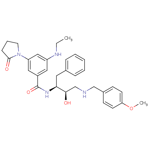 Chemical structure of BindingDB Monomer ID 50231695