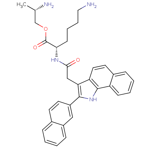 Chemical structure of BindingDB Monomer ID 50232821