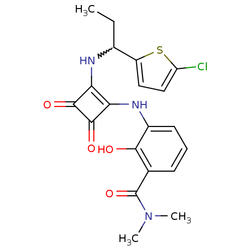 Chemical structure of BindingDB Monomer ID 50233557