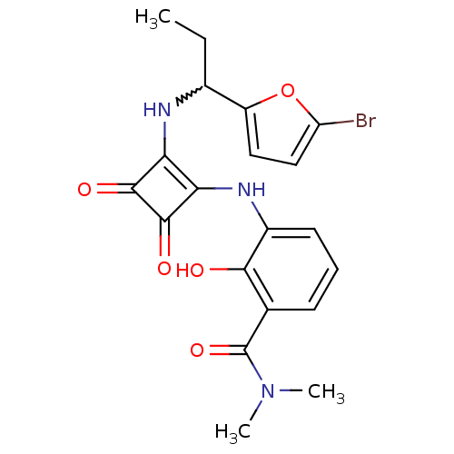 Chemical structure of BindingDB Monomer ID 50233588