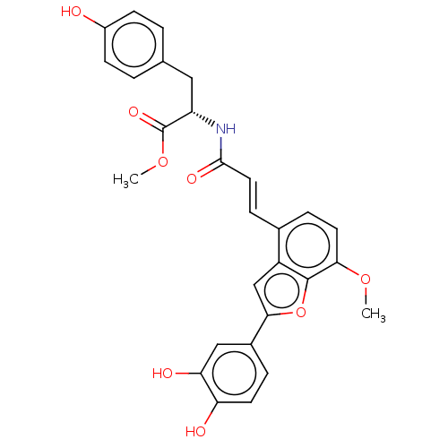 Chemical structure of BindingDB Monomer ID 50233752
