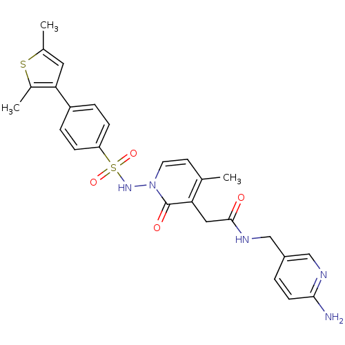 Chemical structure of BindingDB Monomer ID 50235524