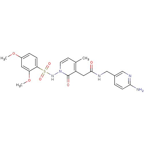 Chemical structure of BindingDB Monomer ID 50235539