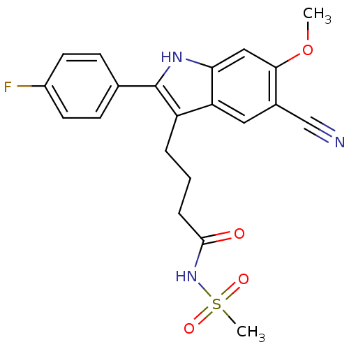 Chemical structure of BindingDB Monomer ID 50236316