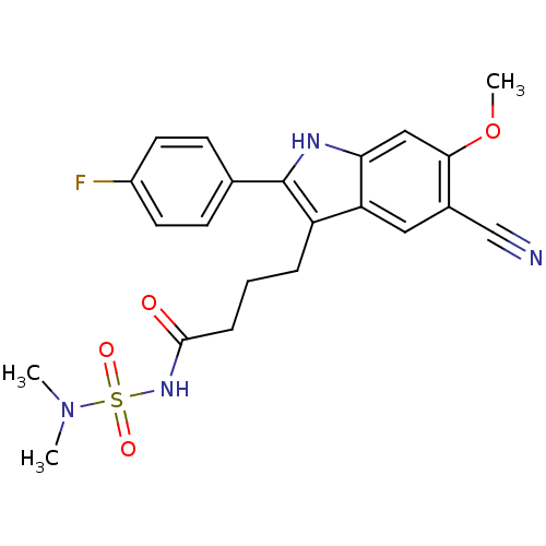 Chemical structure of BindingDB Monomer ID 50236317