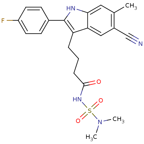 Chemical structure of BindingDB Monomer ID 50236318