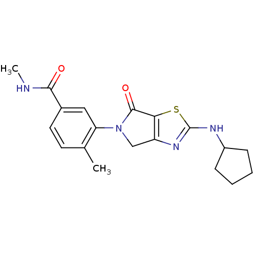 Chemical structure of BindingDB Monomer ID 50236491