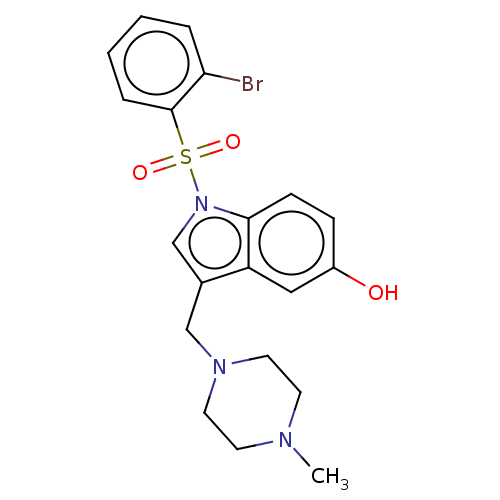 Chemical structure of BindingDB Monomer ID 50236813