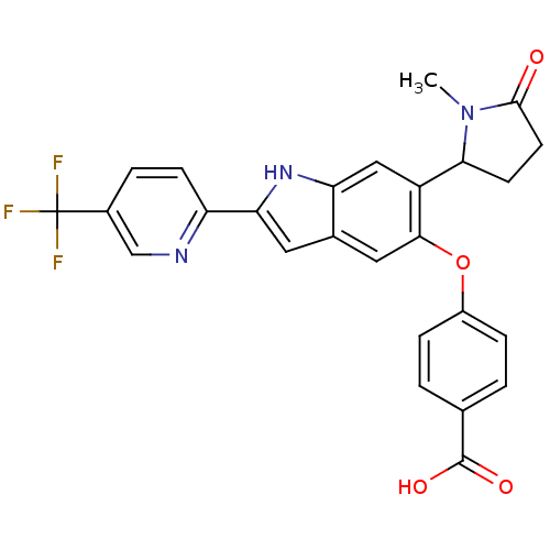 Chemical structure of BindingDB Monomer ID 50239042
