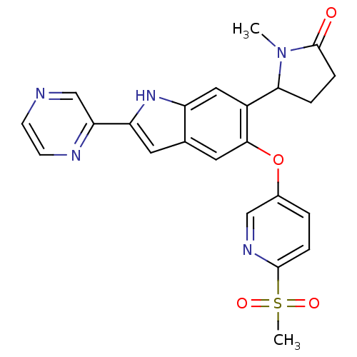 Chemical structure of BindingDB Monomer ID 50239047