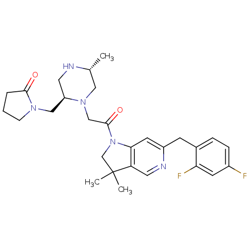 Chemical structure of BindingDB Monomer ID 50239420