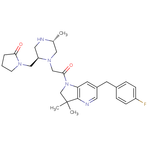 Chemical structure of BindingDB Monomer ID 50239421