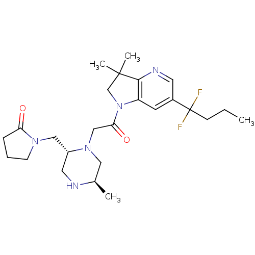 Chemical structure of BindingDB Monomer ID 50239424