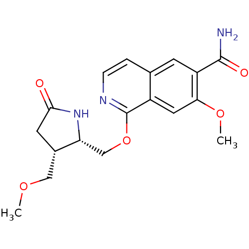 Chemical structure of BindingDB Monomer ID 50239494