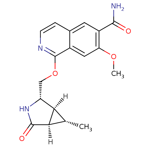 Chemical structure of BindingDB Monomer ID 50239497