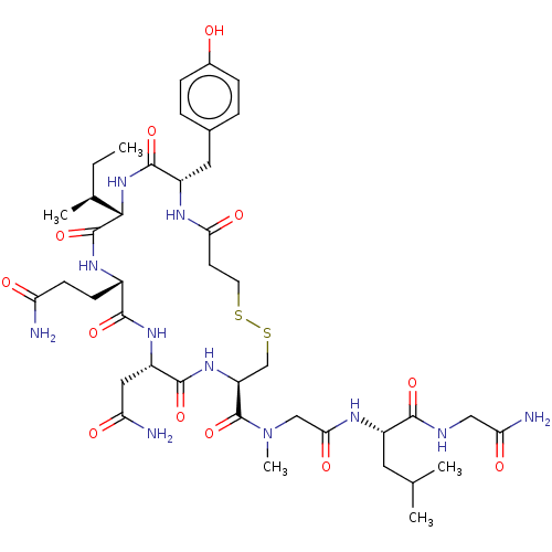 Chemical structure of BindingDB Monomer ID 50240633