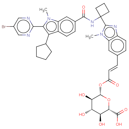 Chemical structure of BindingDB Monomer ID 50240713