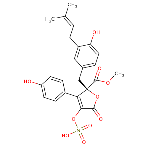 Chemical structure of BindingDB Monomer ID 50242741