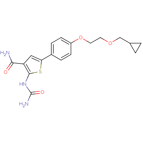 Chemical structure of BindingDB Monomer ID 50243370