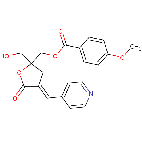 Chemical structure of BindingDB Monomer ID 50244446